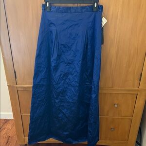 NWT Nicole Miller Royal Blue Maxi Skirt